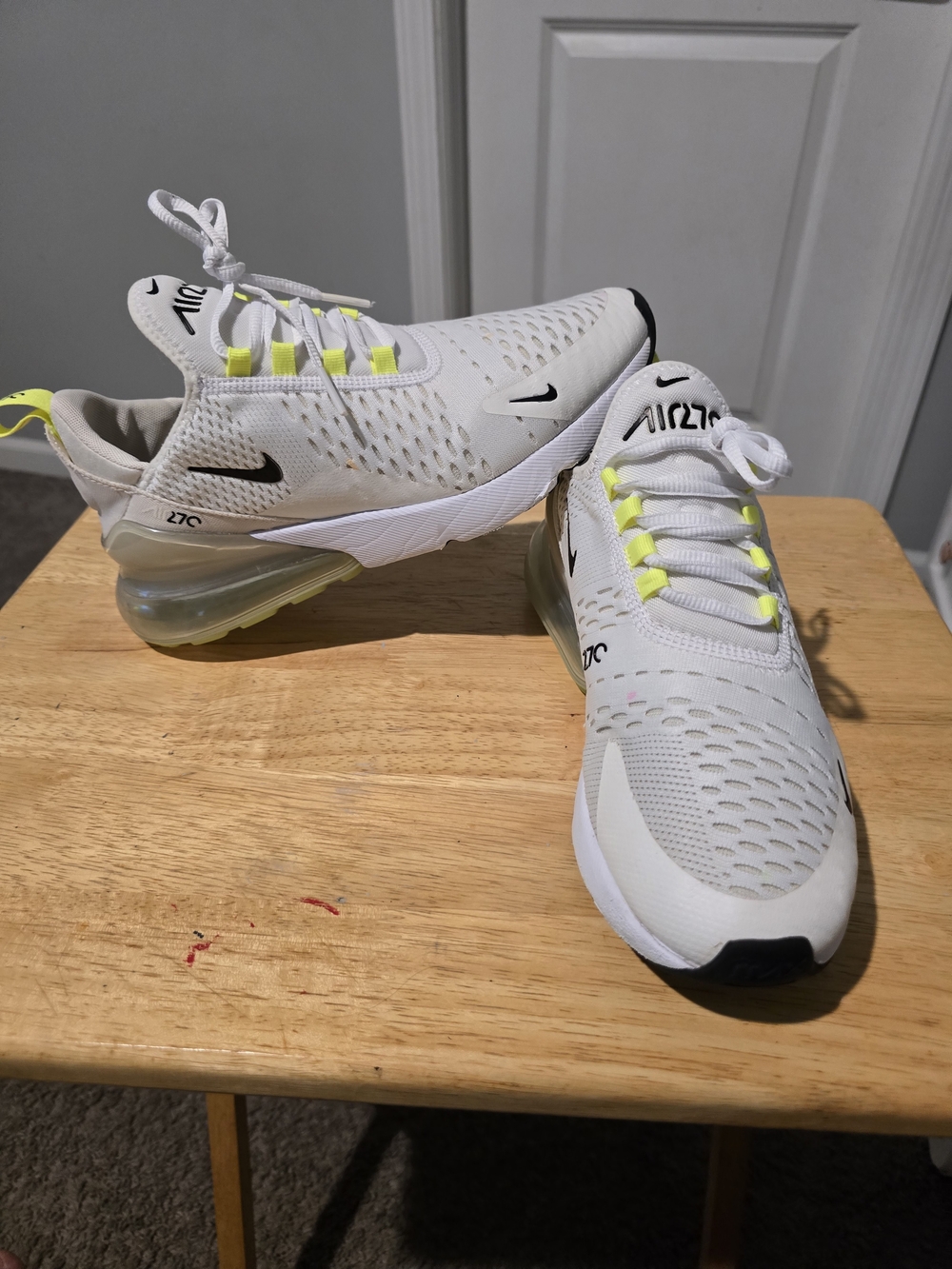 Authenticity Guarantee
Nike Air Max 270 Shoes White Ghost Green AH6789-108 9Wms